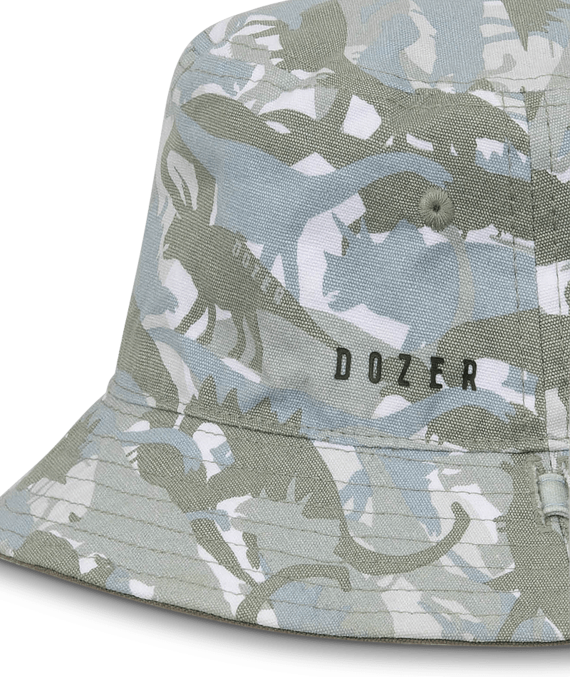 Dozer Boys Bucket Hat - Camo Dinosaur Print - Clifton
