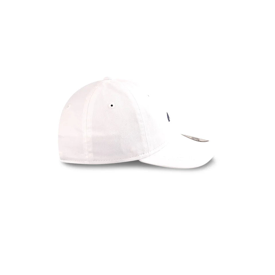 Australian Open Youth Hat - 2025 Core AO White 9Twenty Kids Strapback Cap - New Era