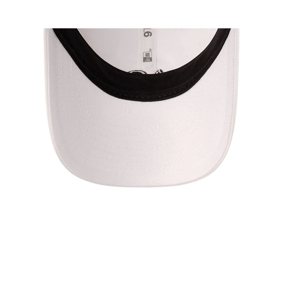 Australian Open Youth Hat - 2025 Core AO White 9Twenty Kids Strapback Cap - New Era