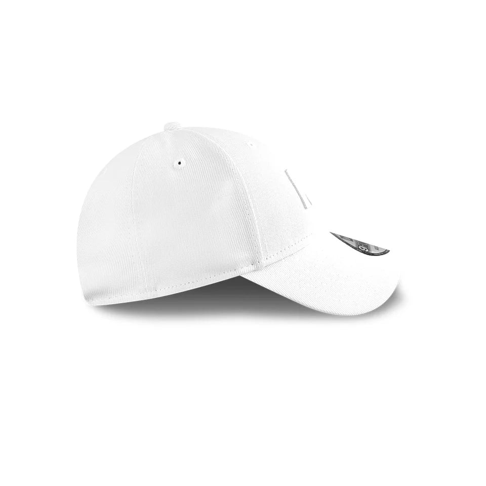 Australian Open Hat - 2025 Core Tonal Repreve AO White Tennis 9Forty Strapback Cap - New Era