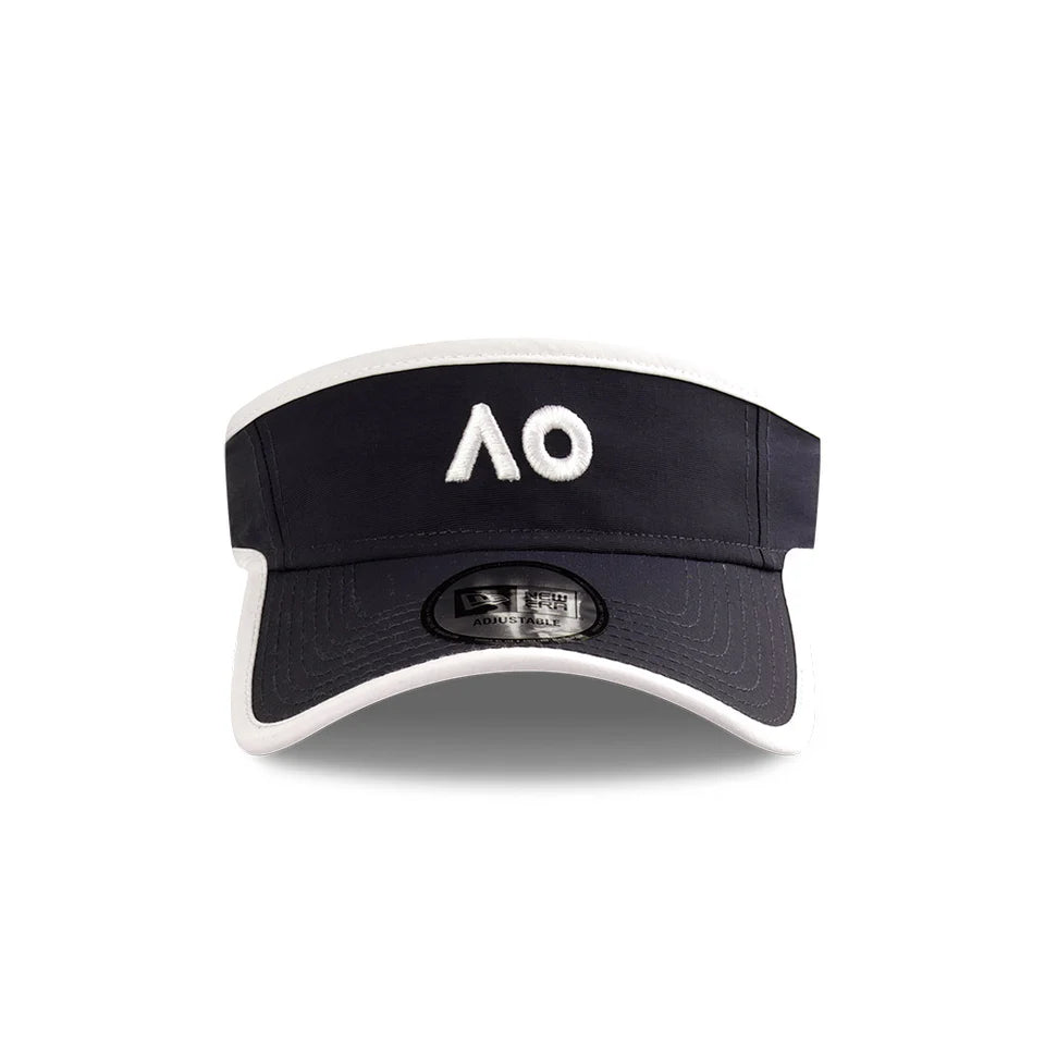 Australian Open Visor - 2025 AO Navy Visor Performance Core Hat - New Era