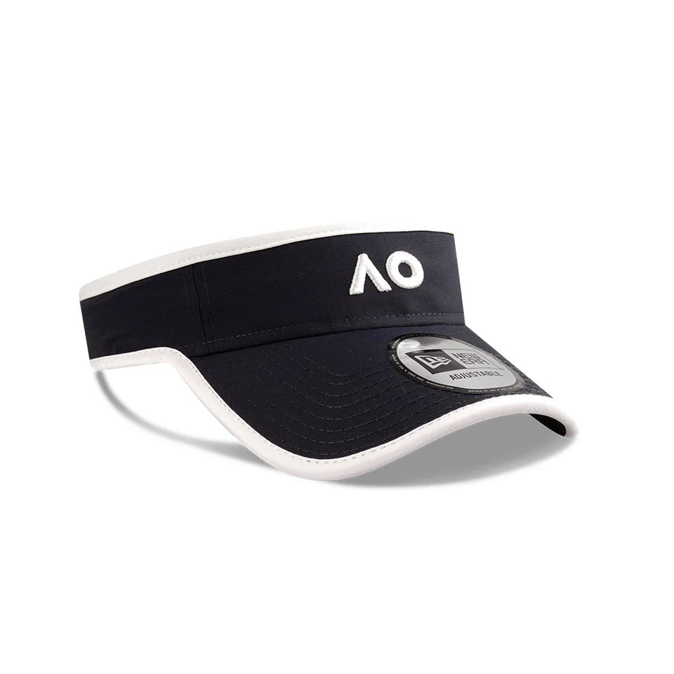 Australian Open Visor - 2025 AO Navy Visor Performance Core Hat - New Era