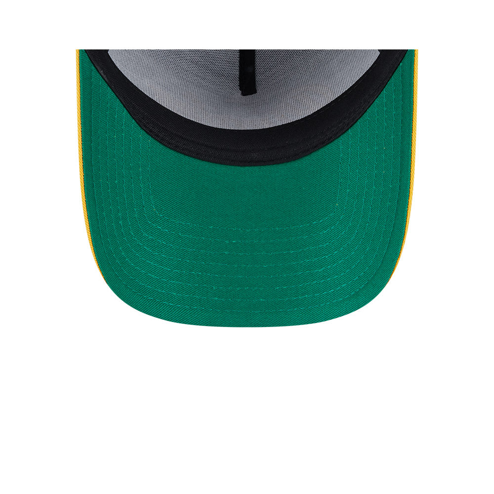 Pittsburgh Pirates Hat - Script 2-Tone Official Team Colour 9Forty A-Frame MLB Snapback Cap - New Era