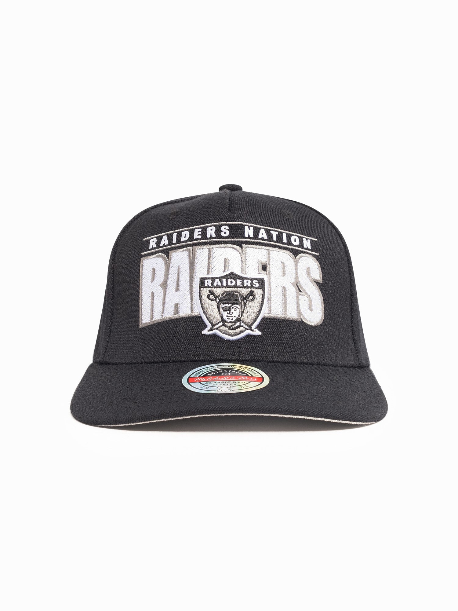 Las Vegas Raiders Hat - NFL Billboard 2.0 Classic Redline Snapback - Mitchell & Ness