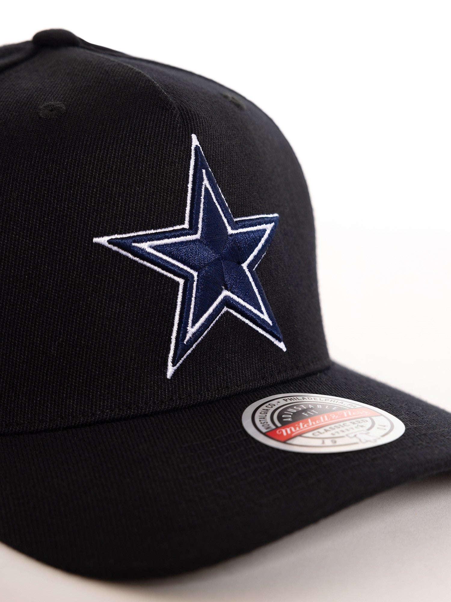 Dallas Cowboys Hat NFL Black Team Evergreen Wide Receiver Snapback