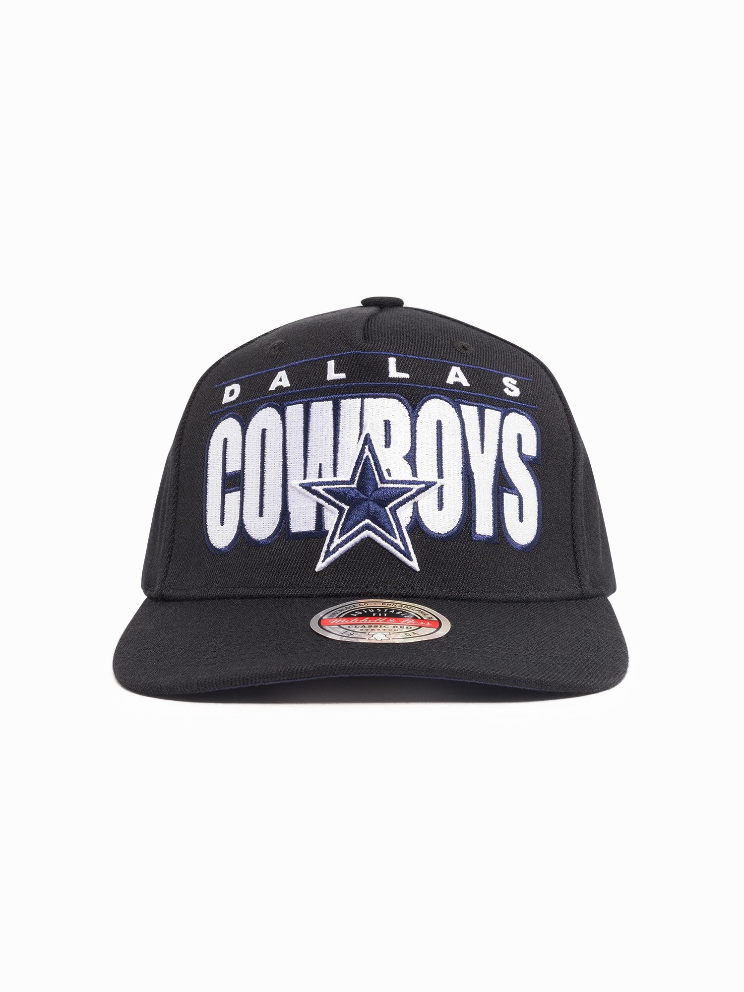Dallas Cowboys Hat - NFL Billboard 2.0 Classic Redline Snapback - Mitchell & Ness