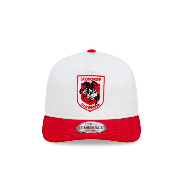 St George Illawarra Dragons Hat - 2 Tone The Golfer NRL Snapback Cap - New Era