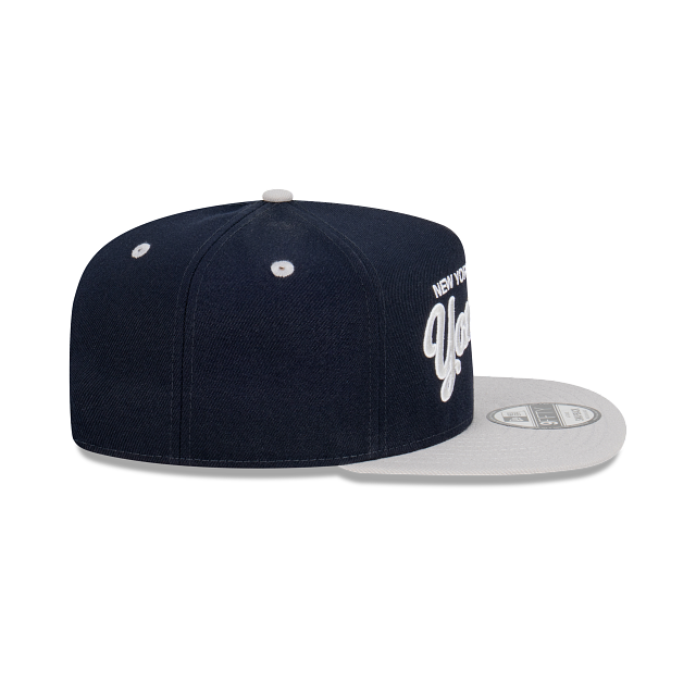New York Yankees Hat - OTC Team Script Collection 9Fifty A-Frame MLB Snapback - New Era