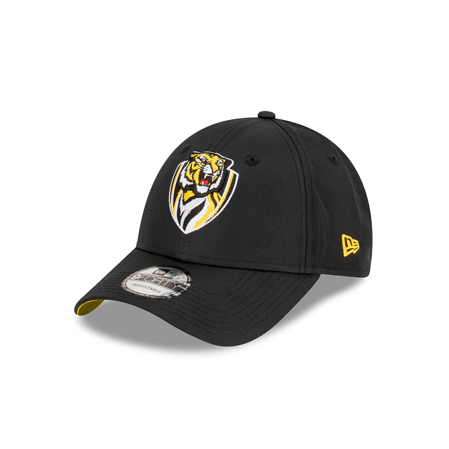 Richmond Tigers Hat - 2023 AFL Official Team Colour Media Cap 9Forty Strapback - New Era