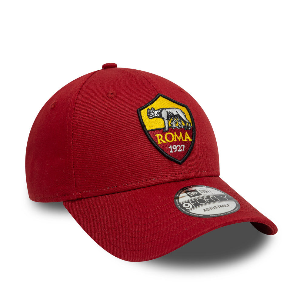 AS Roma Hat - Dark Red Serie A 9Forty Strapback Cap - New Era
