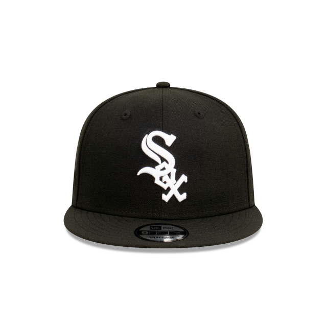 Chicago White Sox Hat - Black Official Team Colour MLB 9Fifty Snapback Cap - New Era