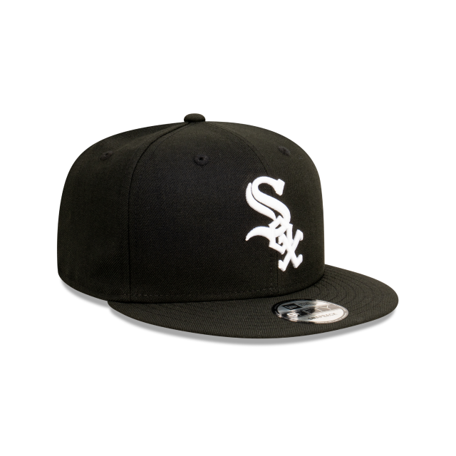 Chicago White Sox Hat - Black Official Team Colour MLB 9Fifty Snapback Cap - New Era