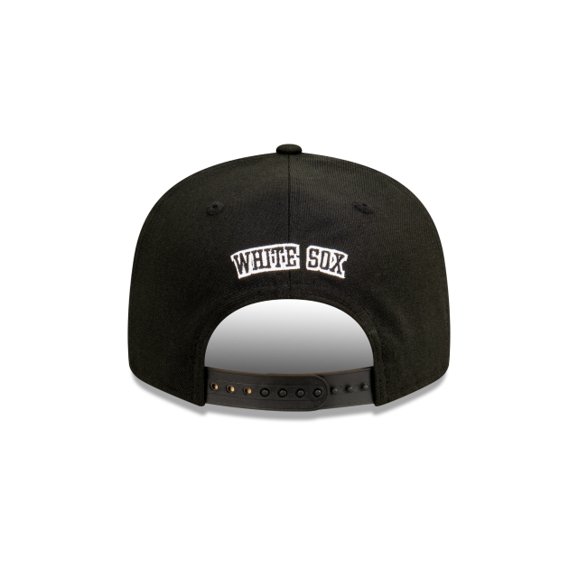 Chicago White Sox Hat - Black Official Team Colour MLB 9Fifty Snapback Cap - New Era
