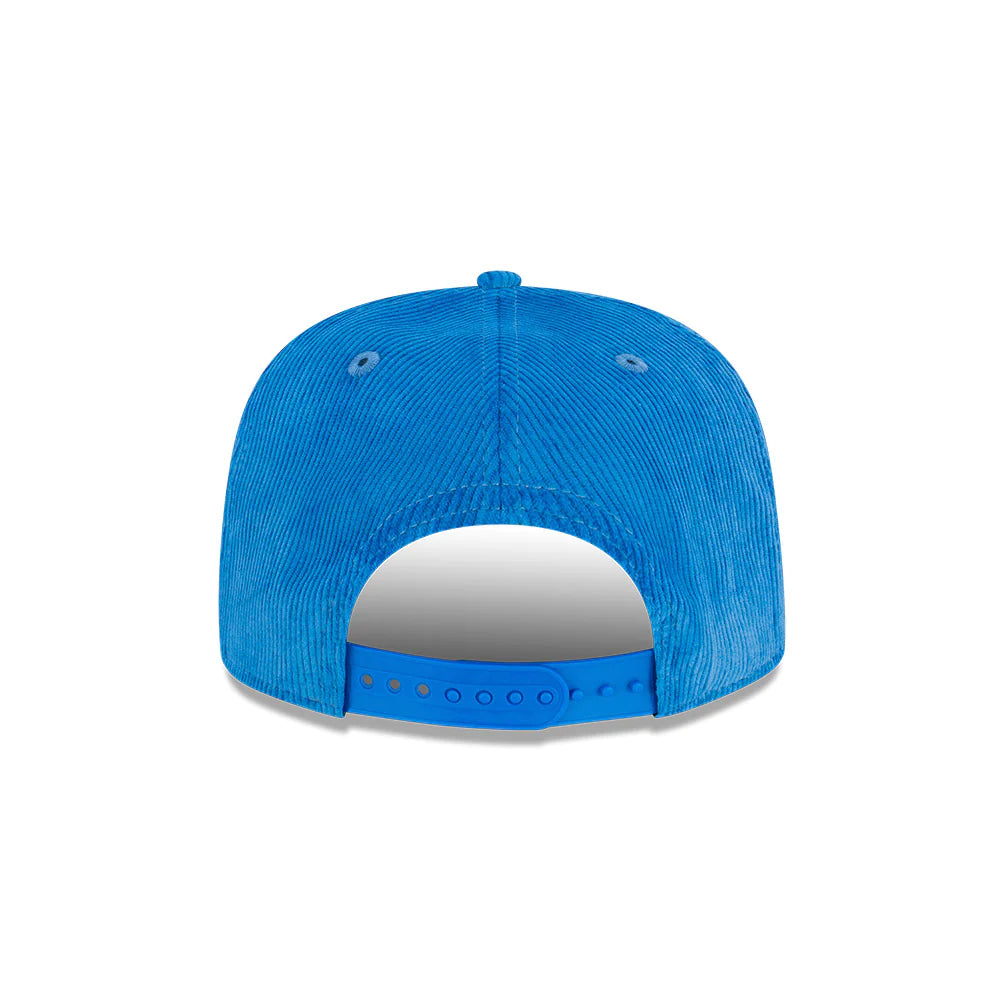 West Coast Eagles Hat - 2023 AFL Mascot Blue Corduroy The Golfer Snapback Cap - New Era