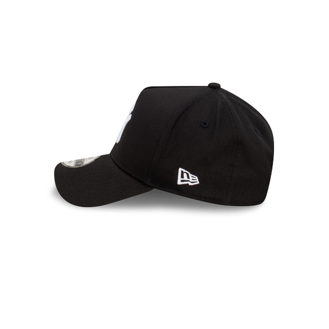 New York Yankees Hat - Black OTC 9Forty A-Frame MLB Snapback Cap - New Era