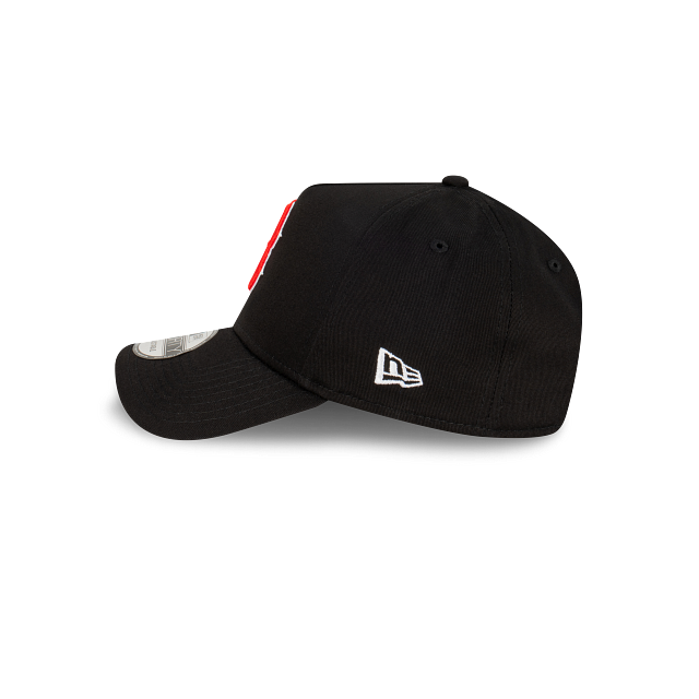Boston Red Sox Hat - Black OTC 9Forty A-Frame MLB Snapback Cap - New Era