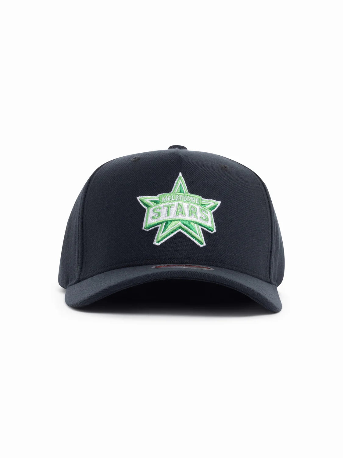 Melbourne Stars Hat - BBL Black Team Logo Classic Redline Snapback Cap - Mitchell & Ness