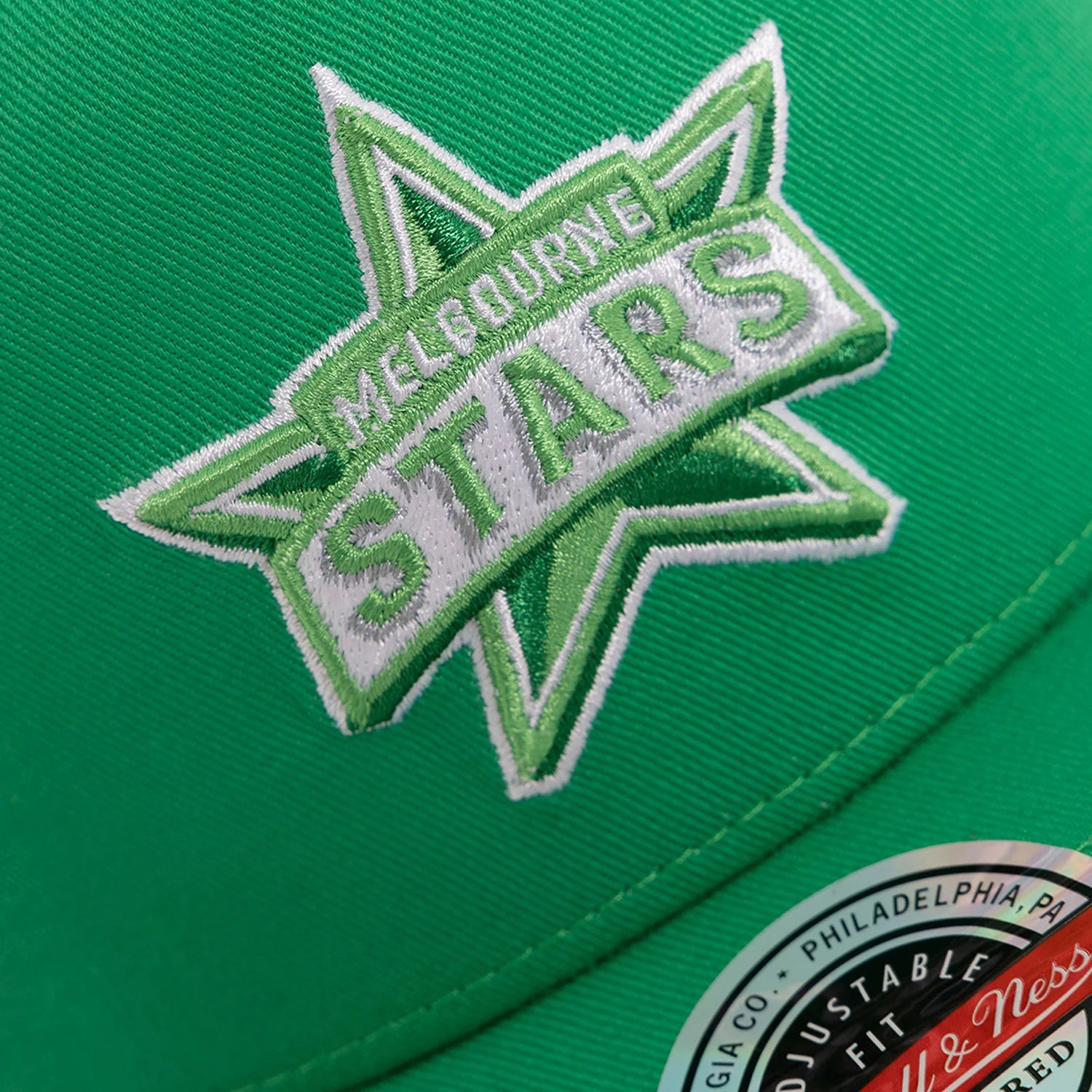 Melbourne Stars Hat - BBL Team Colour Classic Redline Snapback Cap - Mitchell & Ness