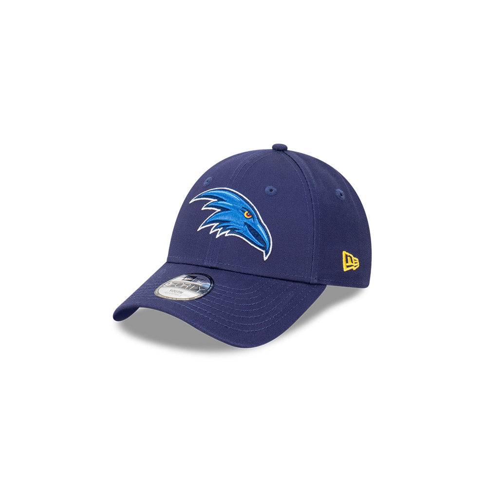 Adelaide Crows Youth Hat AFL 2024 Official Team Colour 9Forty Kids S