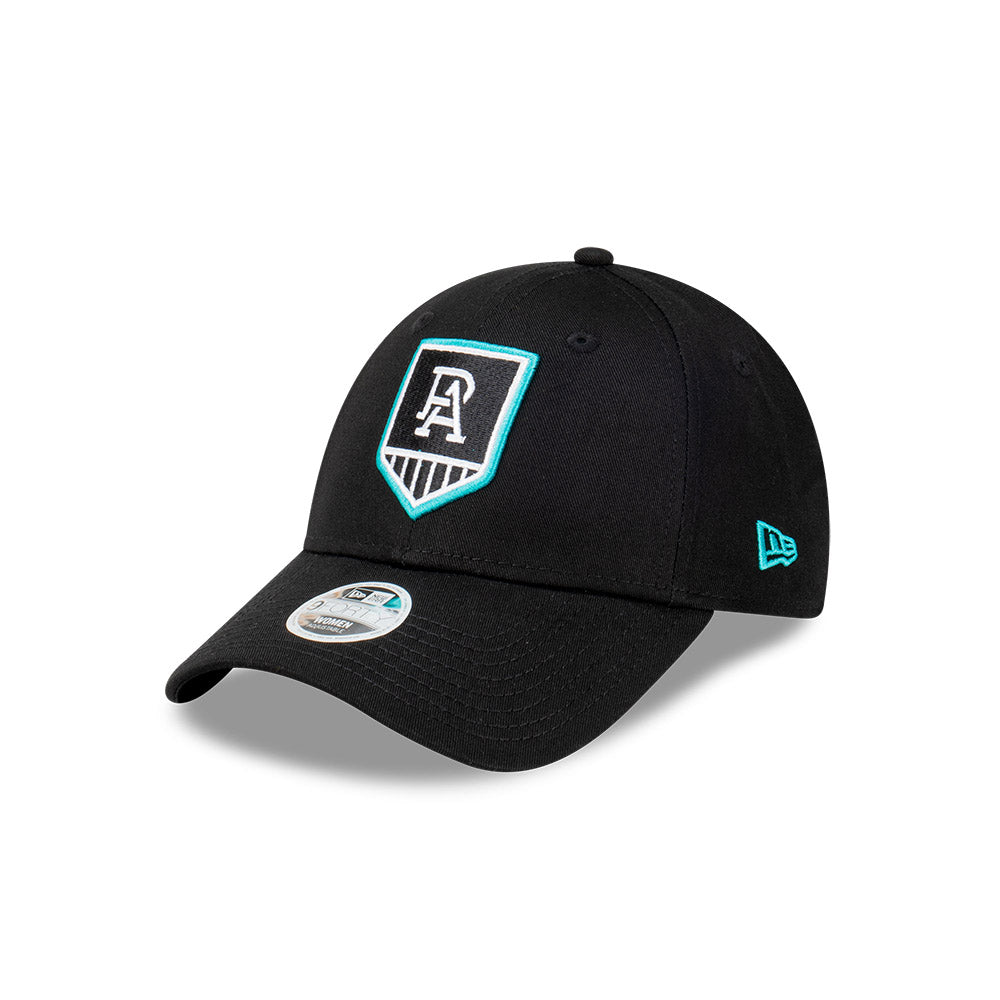 Port Adelaide Power Women's Cap - AFL 2024 Official Team Colour 9Forty Strapback Hat - New Era