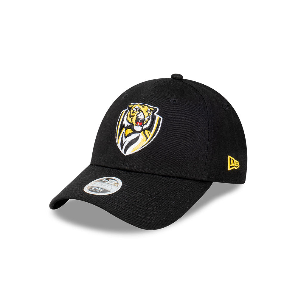 Richmond Tigers Women's Cap - AFL 2024 Official Team Colour 9Forty Strapback Hat - New Era