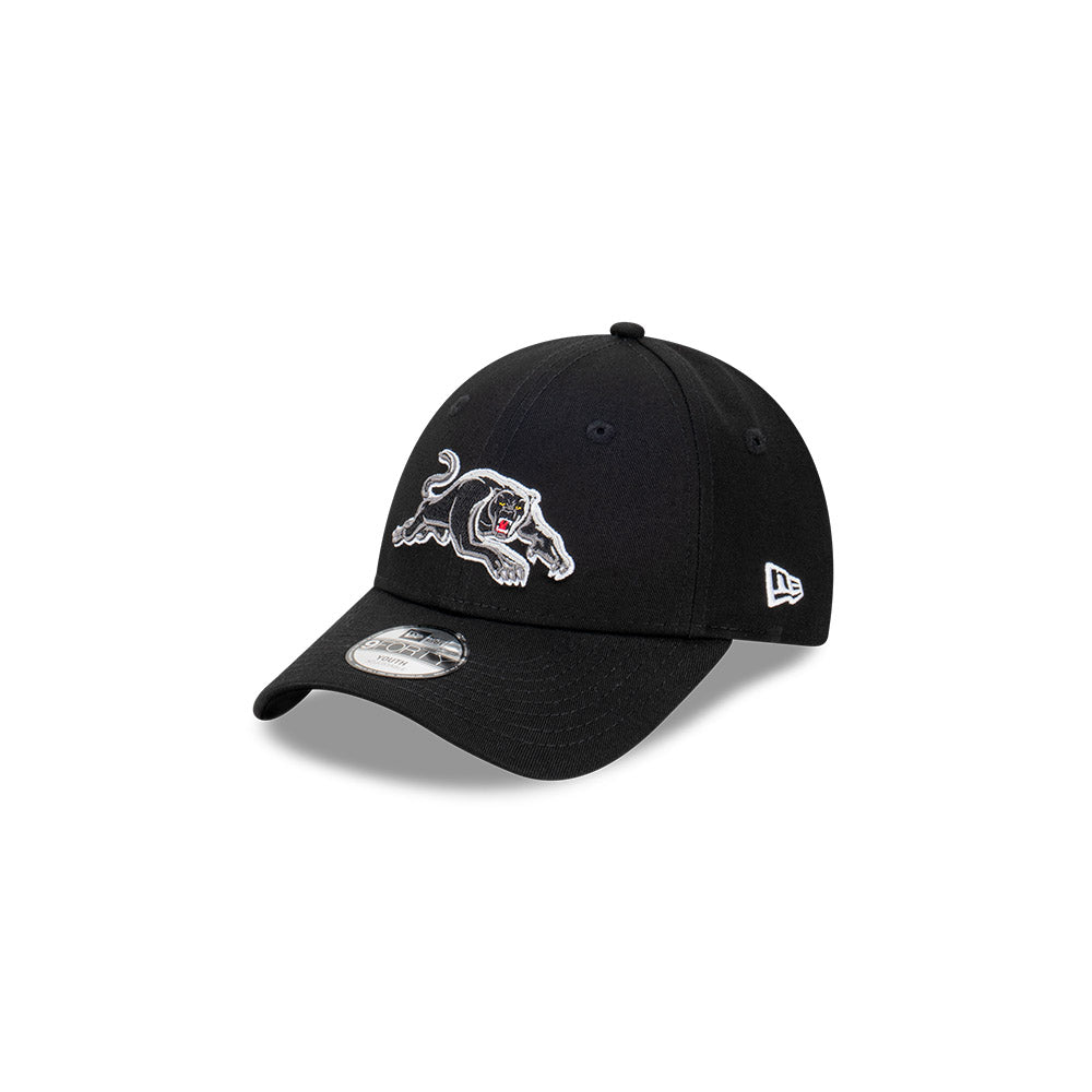 Penrith Panthers Kids Hat - NRL 2024 Official Team Colour 9Forty Kids Strapback Cap - New Era