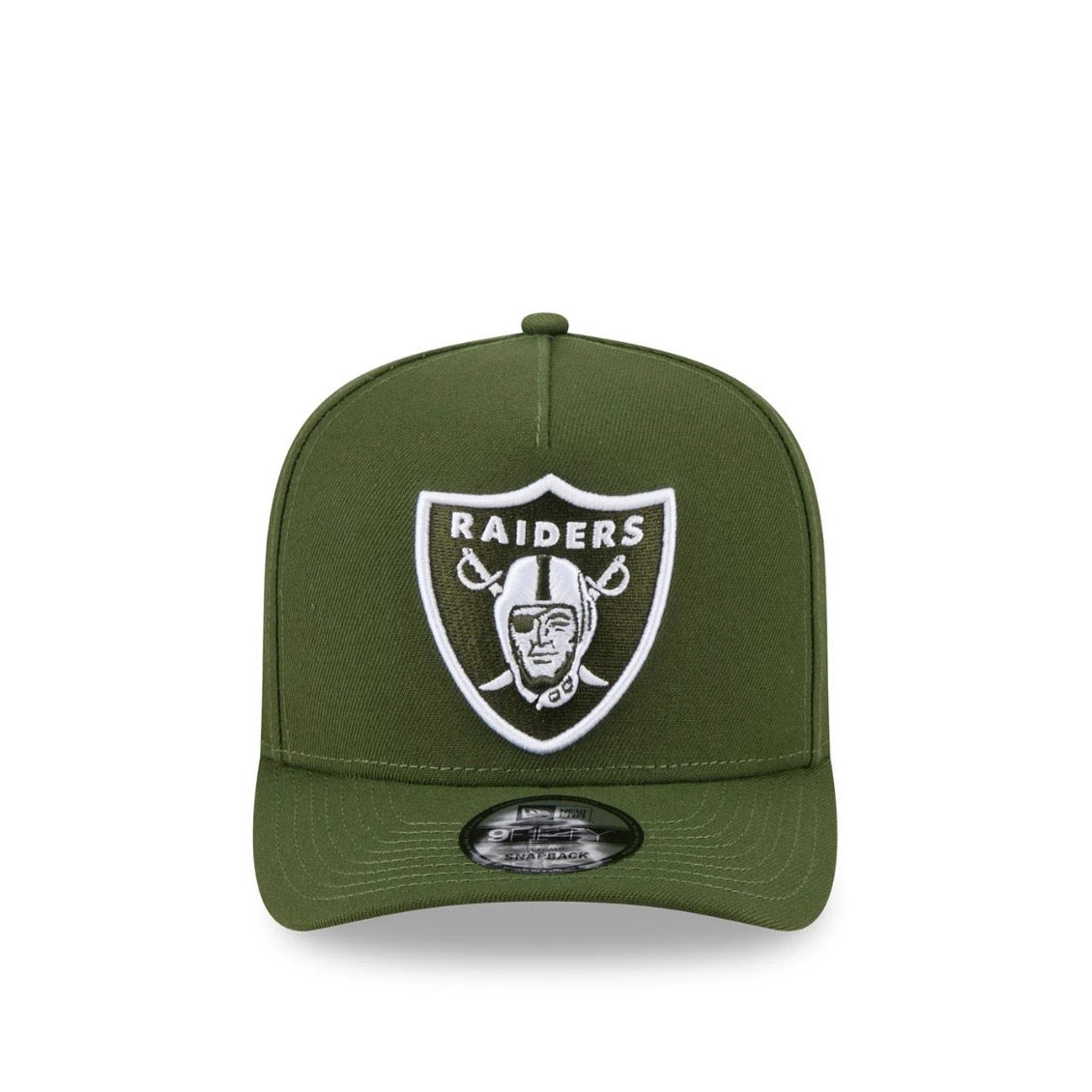 Las Vegas Raiders Hat - Rifle Green NFL 9Fifty A-Frame Snapback Cap - New Era