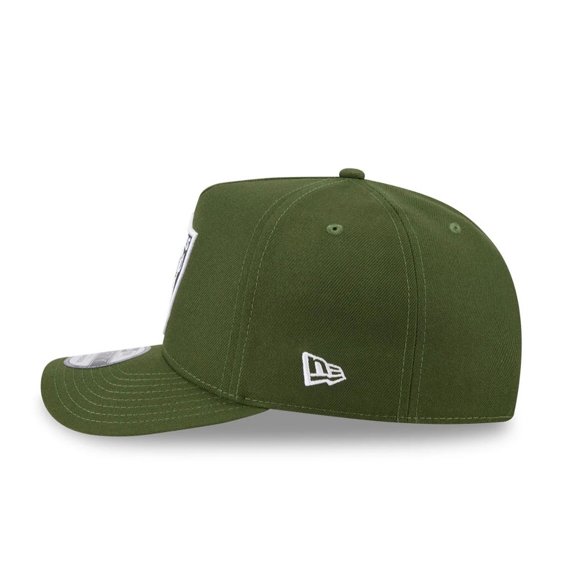 Las Vegas Raiders Hat - Rifle Green NFL 9Fifty A-Frame Snapback Cap - New Era