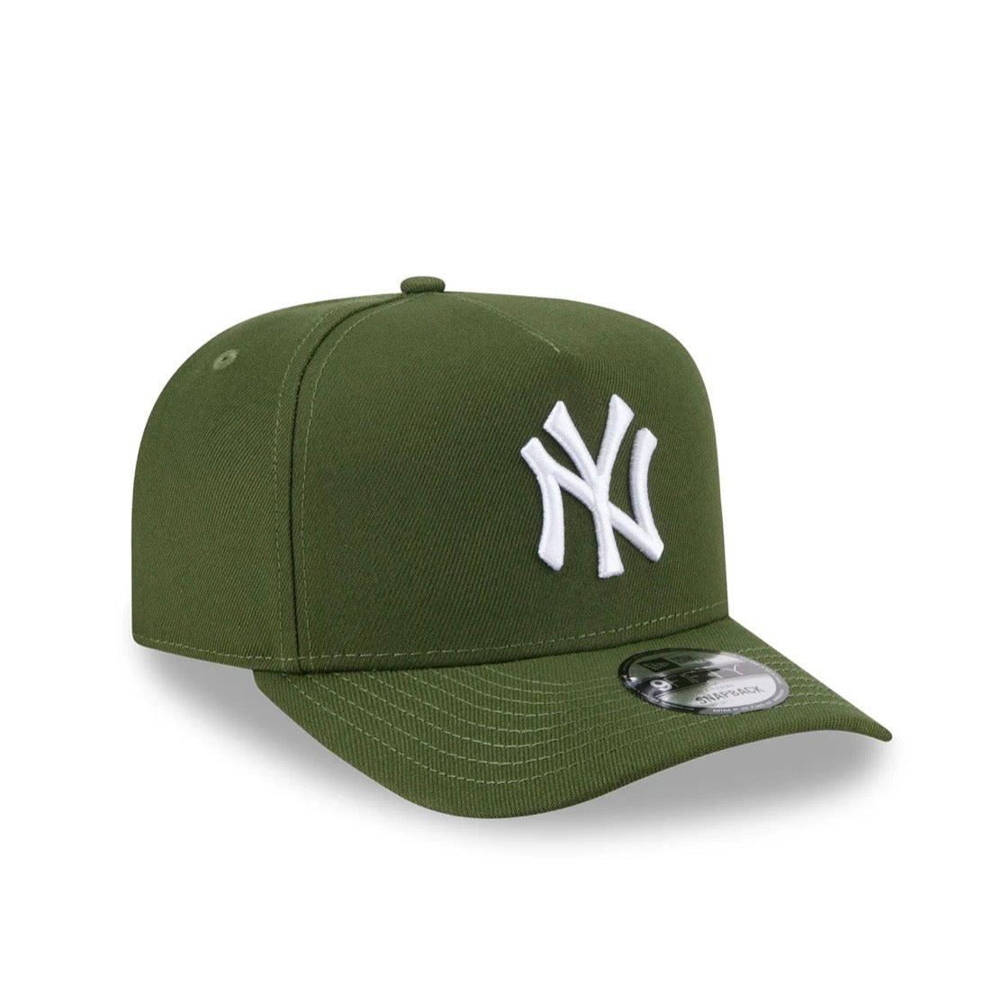 New York Yankees Hat - Rifle Green MLB 9Fifty A-Frame Snapback Cap - New Era