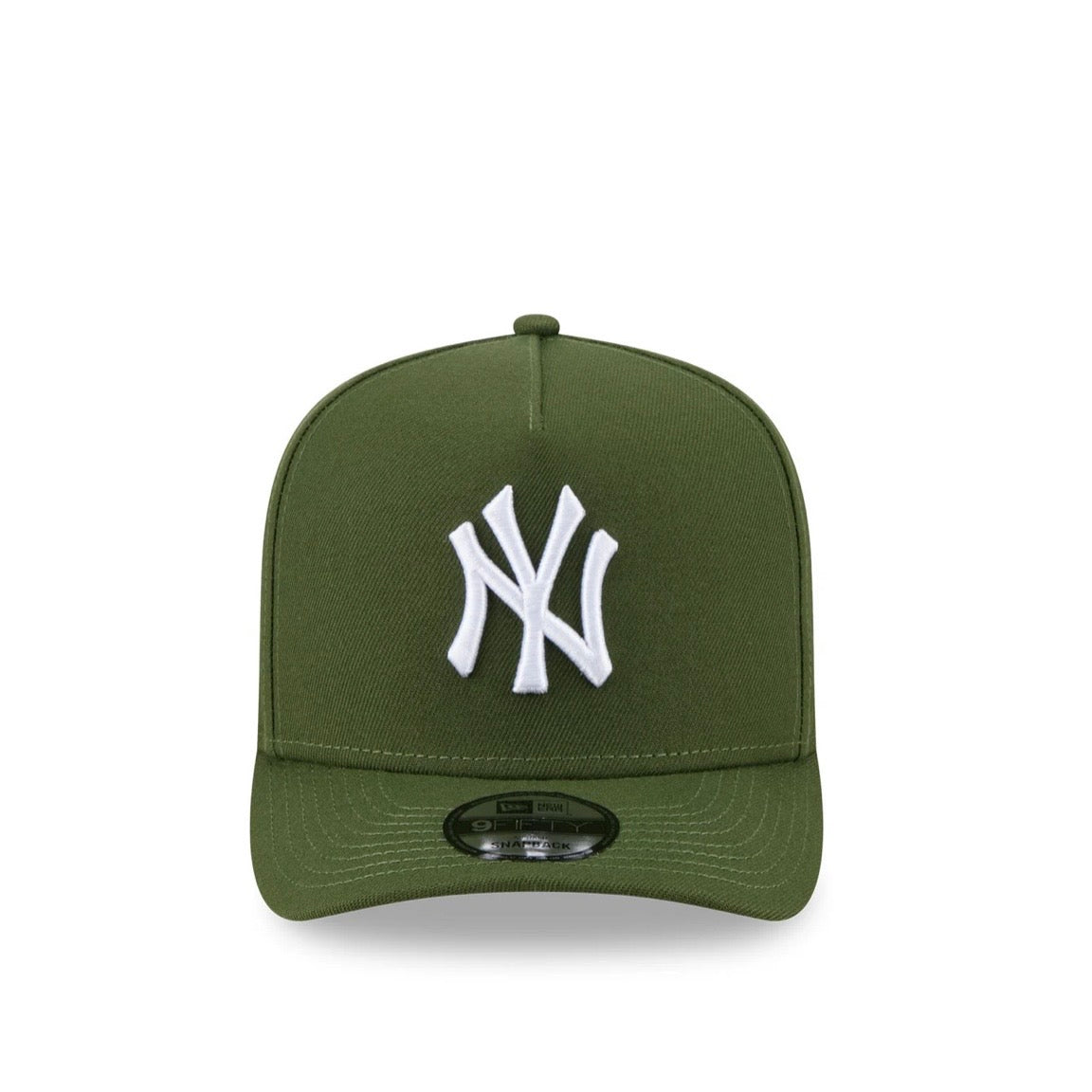 New York Yankees Hat - Rifle Green MLB 9Fifty A-Frame Snapback Cap - New Era