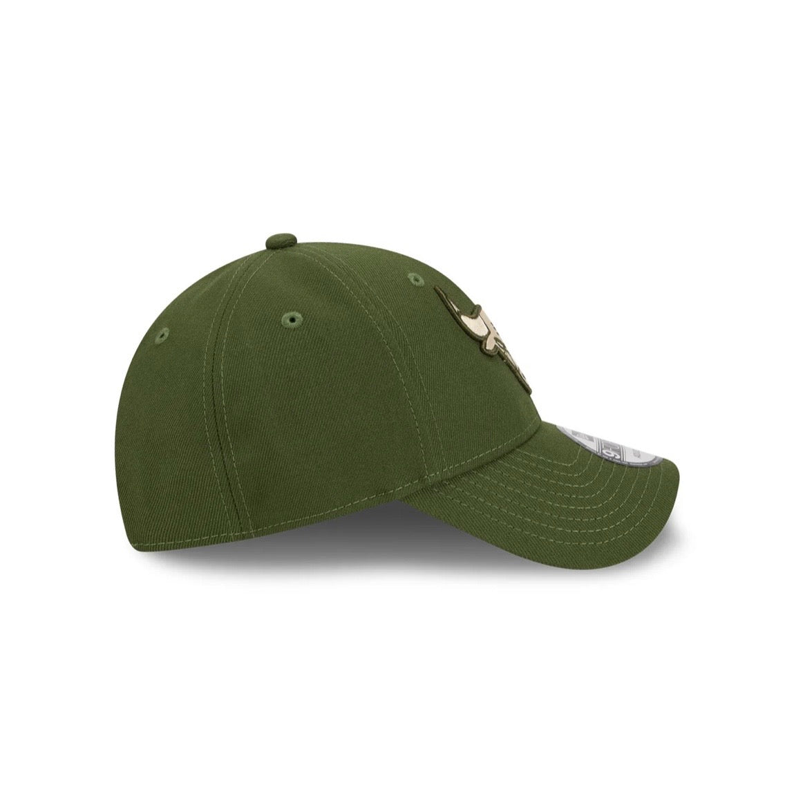 Chicago Bulls Hat - Rifle Green Ivory NBA 9Forty Snapback Cap - New Era