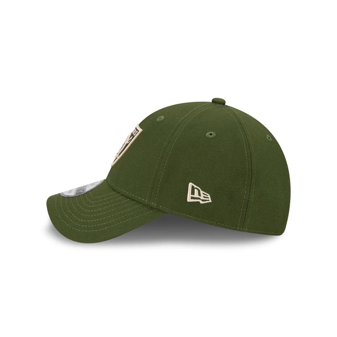 Las Vegas Raiders Hat - Rifle Green Ivory NFL 9Forty Snapback Cap - New Era