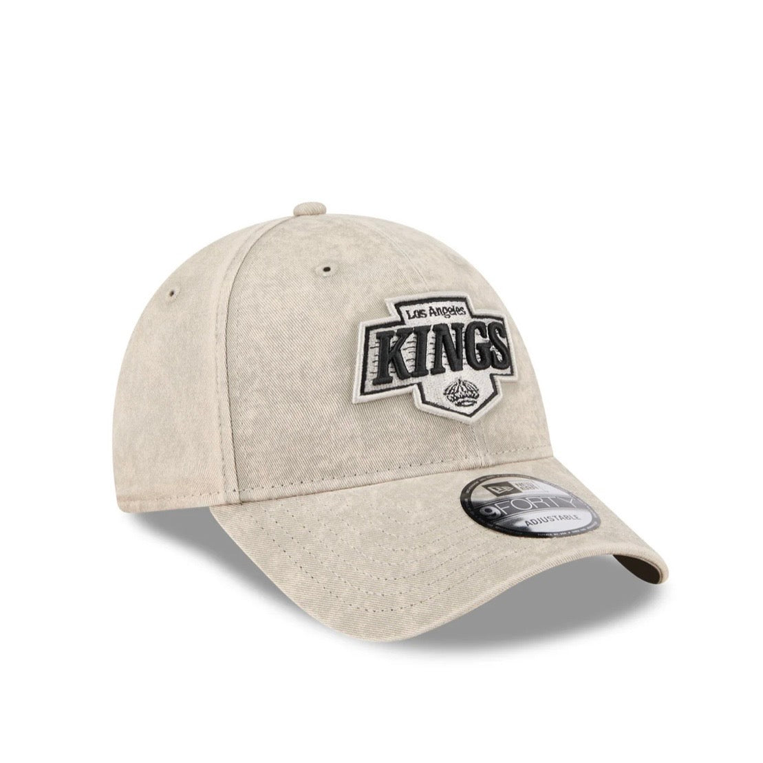 Los Angeles Kings Hat - Washed Pebble Black NHL 9Forty Snapback Cap - New Era