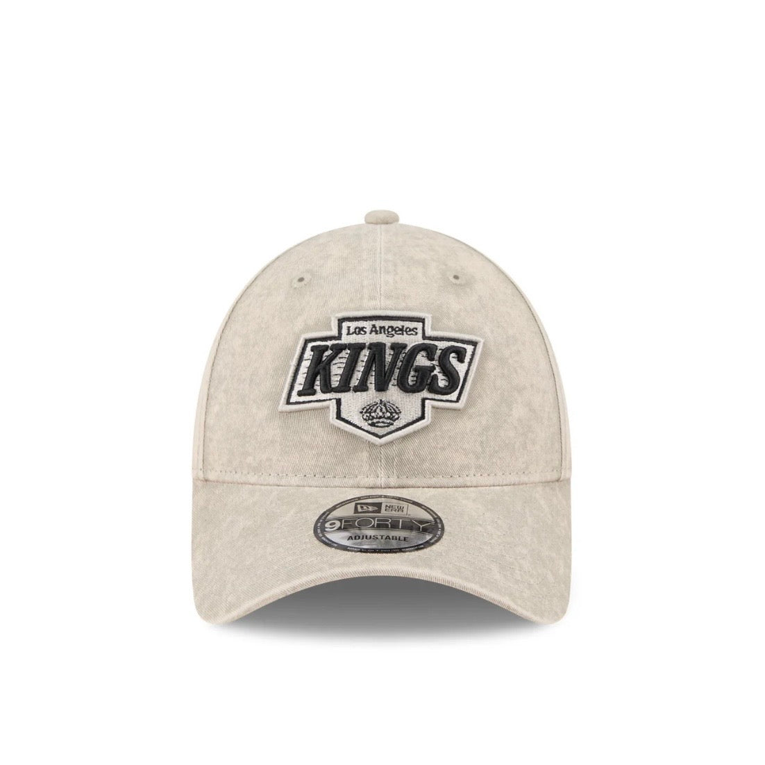 Los Angeles Kings Hat - Washed Pebble Black NHL 9Forty Snapback Cap - New Era