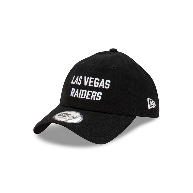 Las Vegas Raiders Hat - NFL Letterboard Black Casual Classic Strapback - New Era