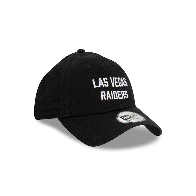 Las Vegas Raiders Hat - NFL Letterboard Black Casual Classic Strapback - New Era