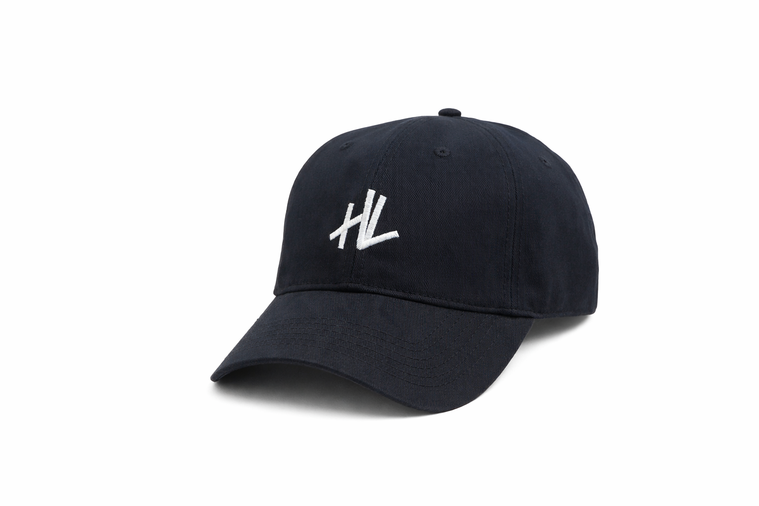 HL Brand Hat - Black Classic Everyday Essentials Strapback Cap - Hat Locker Exclusive