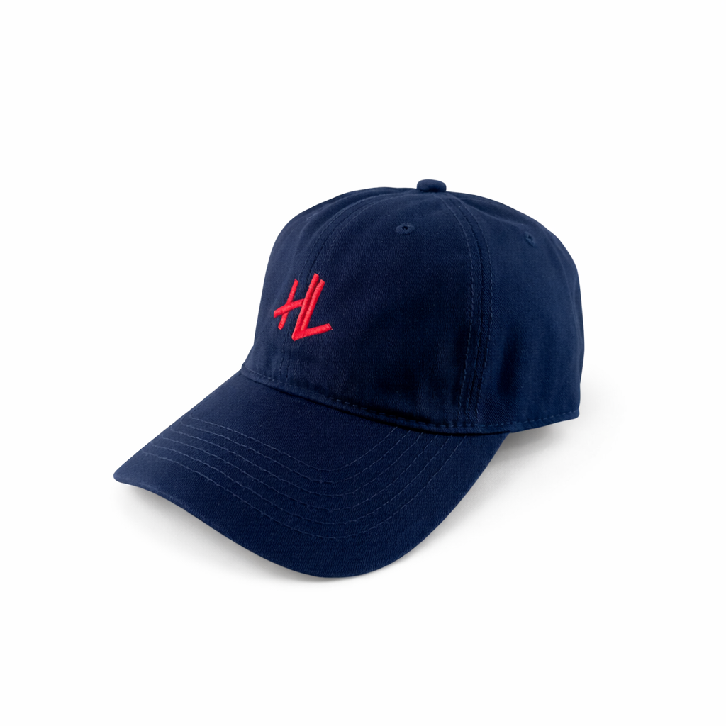 HL Brand Hat - Navy Classic Everyday Essentials Strapback Cap - Hat Locker Exclusive