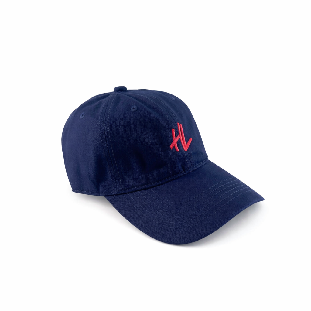 HL Brand Hat - Navy Classic Everyday Essentials Strapback Cap - Hat Locker Exclusive