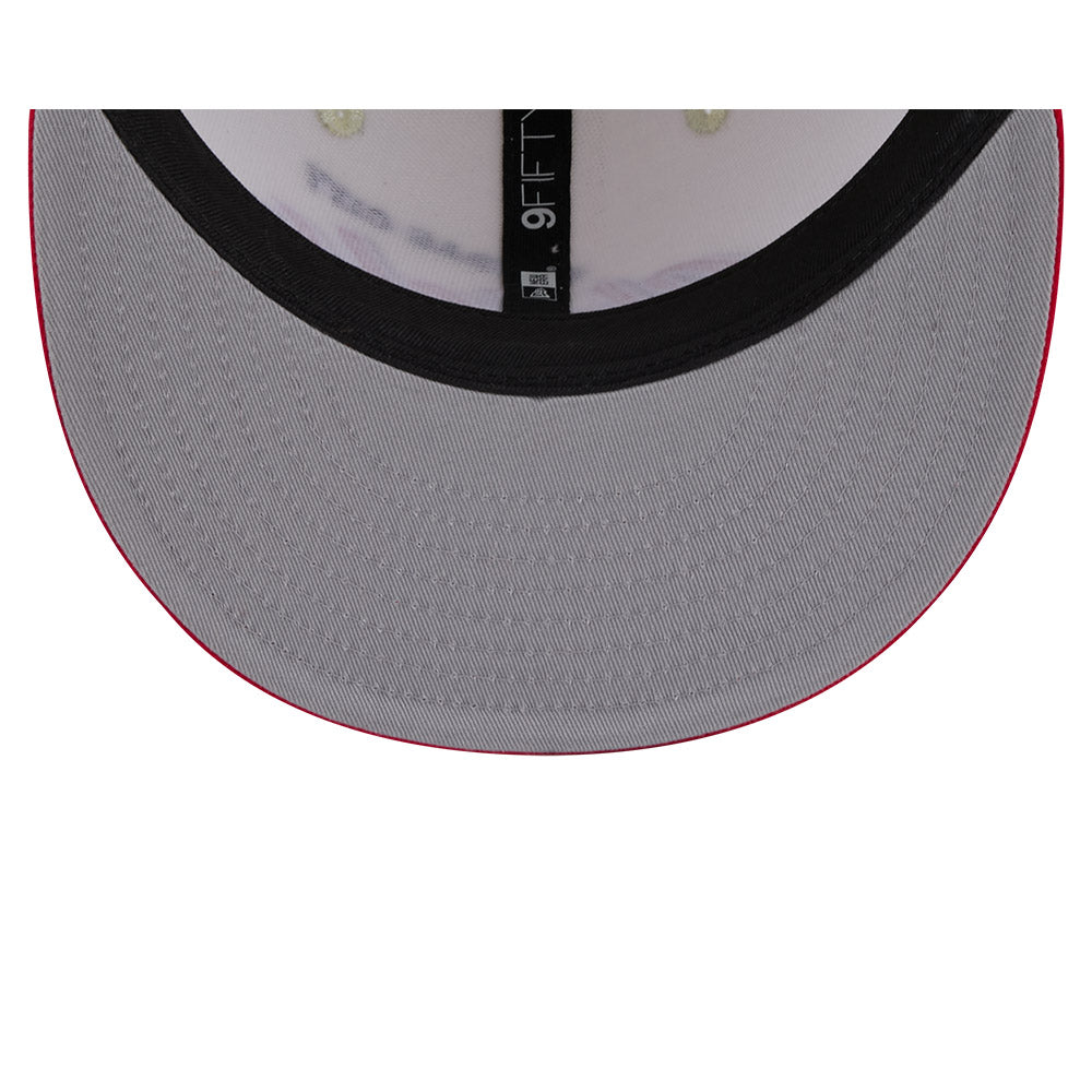 Kansas City Chiefs Hat - Script Chrome White OTC 2-Tone NFL 9Fifty Snapback Cap - New Era