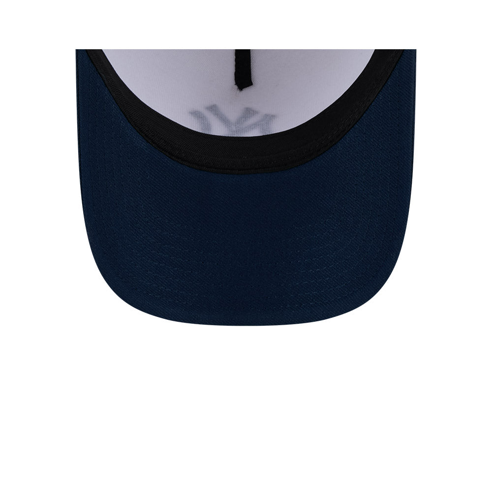 New York Yankees Hat - 2-Tone Oceanside Blue Repreve 9Forty A-Frame MLB Snapback Cap - New Era