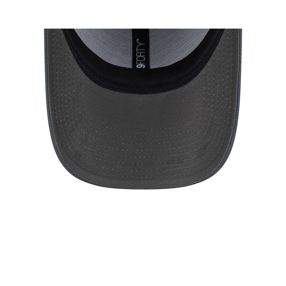 New Era Hat - Blank Seasonal Essentials Grey 9Forty Strapback Cap