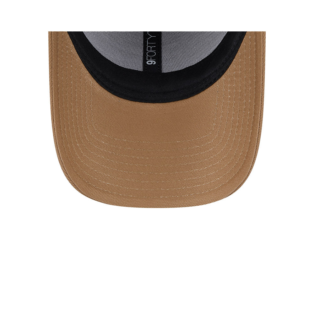 New Era Hat - Blank Seasonal Essentials Khaki 9Forty Strapback Cap