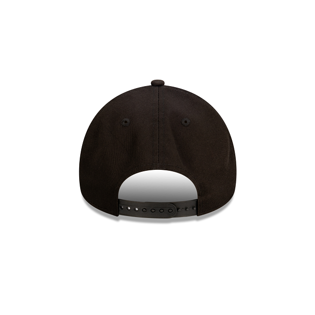 LA Dodgers Hat - Black on Black 9Forty A-Frame MLB Snapback Cap - New Era