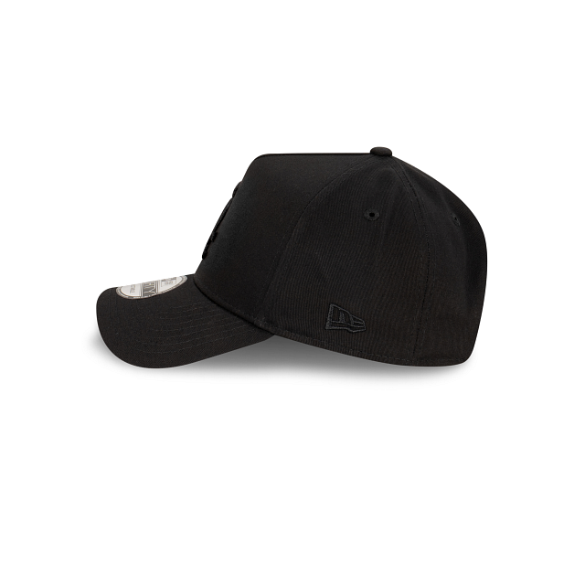 Chicago White Sox Hat - Black on Black 9Forty A-Frame MLB Snapback Cap - New Era