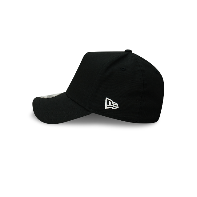 New Era Hat - Blank Essential Black 9Forty A-Frame Snapback Cap