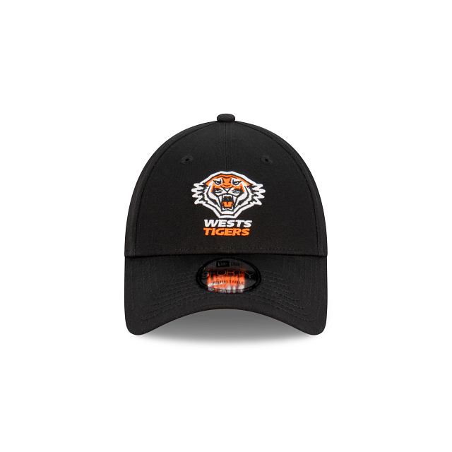 Wests Tigers Hat - Official Team Colour NRL Essentials 9Forty Strapback Cap - New Era