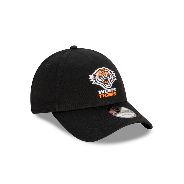 Wests Tigers Hat - Official Team Colour NRL Essentials 9Forty Strapback Cap - New Era
