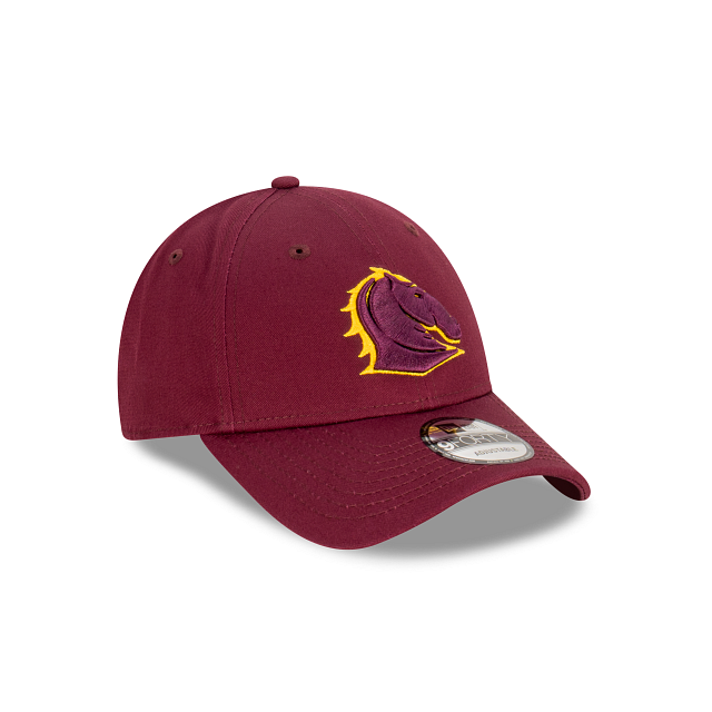 Brisbane Broncos Hat - Official Team Colour NRL Essentials 9Forty Strapback Cap - New Era