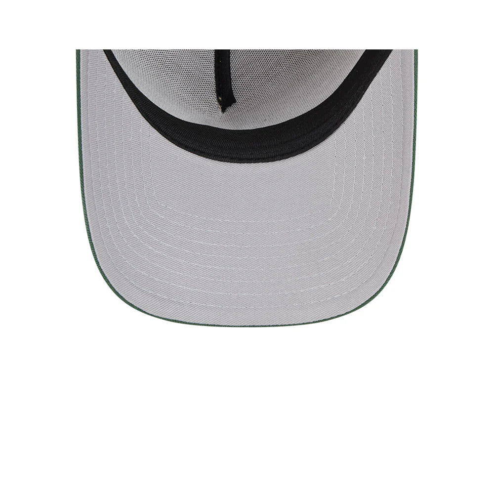 New York Yankees Hat - Camel Pine Green 2-Tone World Series 9Forty A-Frame MLB Snapback Cap - New Era